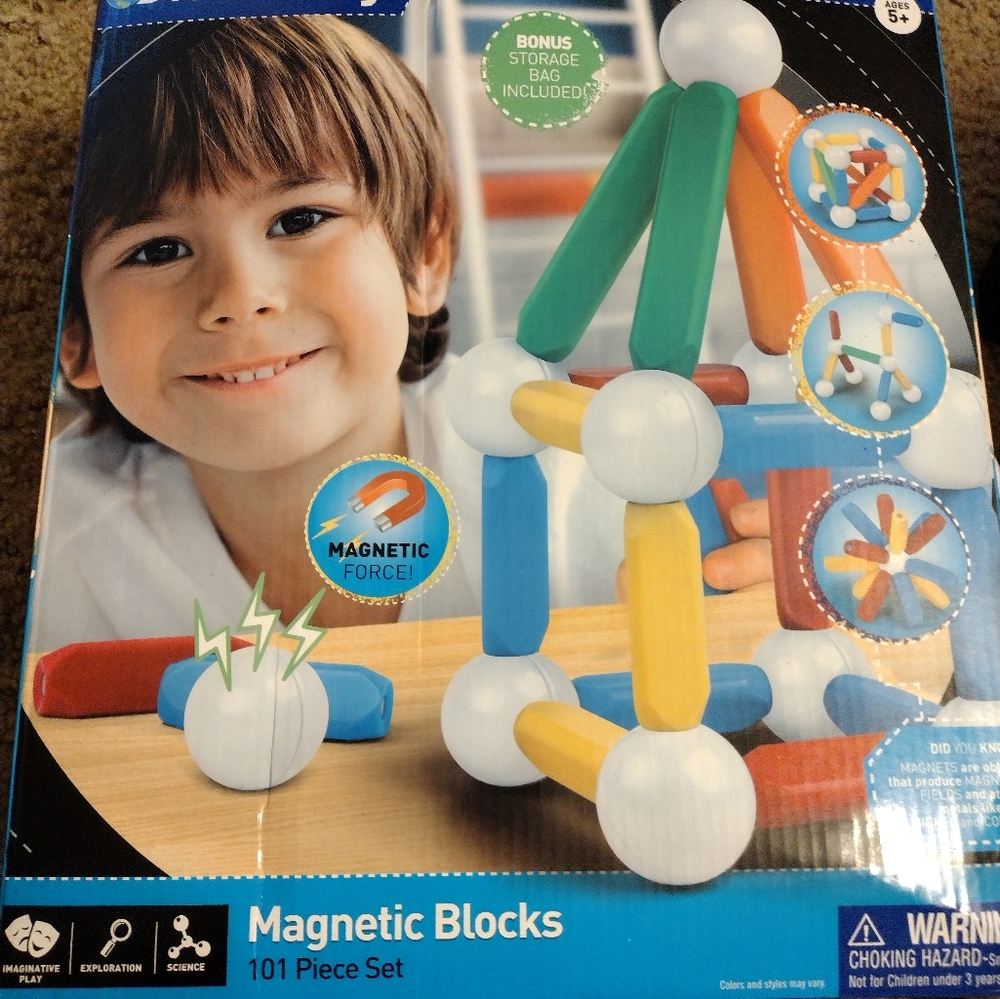 Discovery magnetic Blocks 101 pz